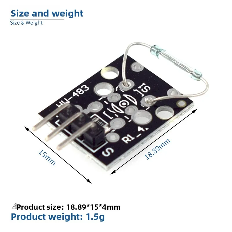 KY-021 A Mini Reed Switch Module Compact Magnetic Sensor for Electronics Projects