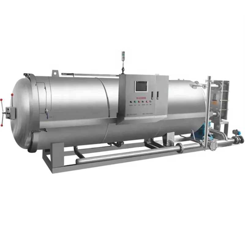 Vacuum Retort Sterilizer Canned Seafood Beef Meat Jam Sauce High Temperature Autoclave Food Processing Equipment OEM Customized