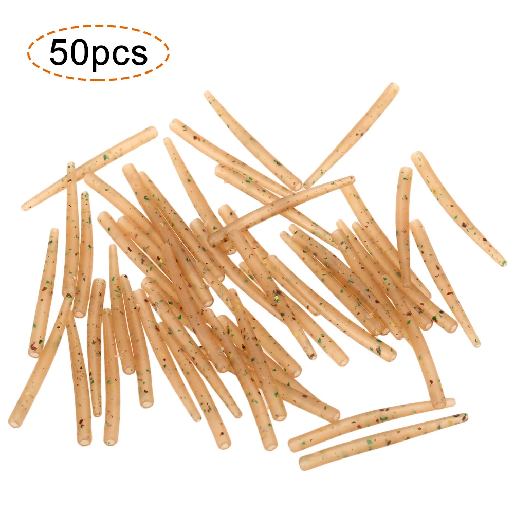 30pcs 54mm Anti Tangle Rubber Sleeves Connect with Fishing Hook Carp Coarse Fishing Accessories