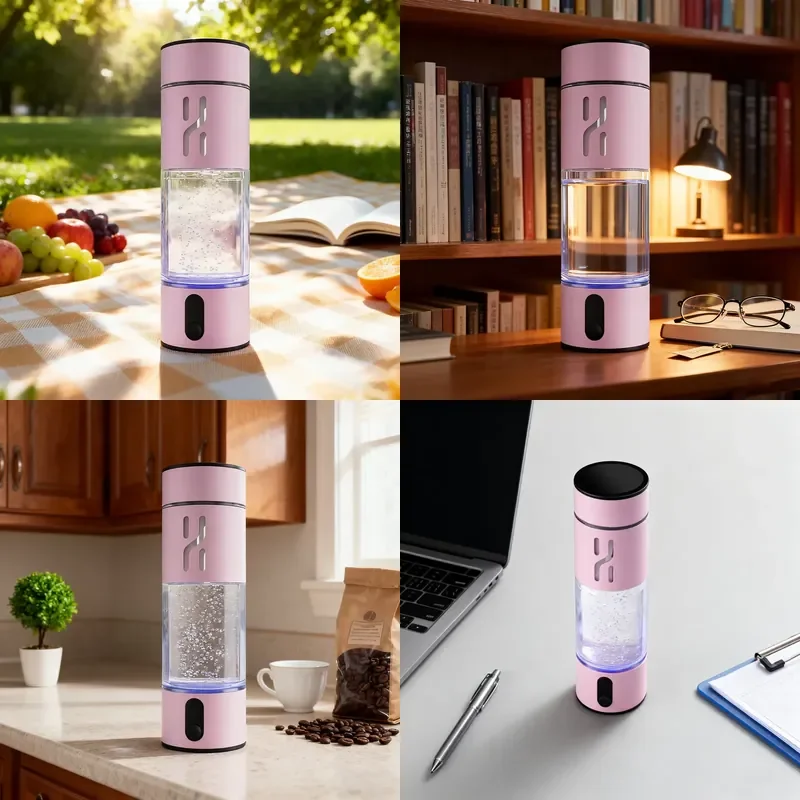 

Rechargeable Water Bottle with USB Type-C Port Portable Water Generator for All Devices