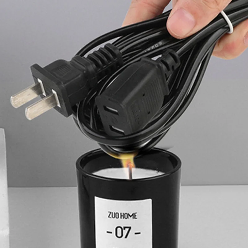 1.5/2/2.5/4.2/4/4.5/6m AC Power Cord Line With ON/OFF Switch Button Cables Wire Two-pin Plug Cable Extension Cords Adapter