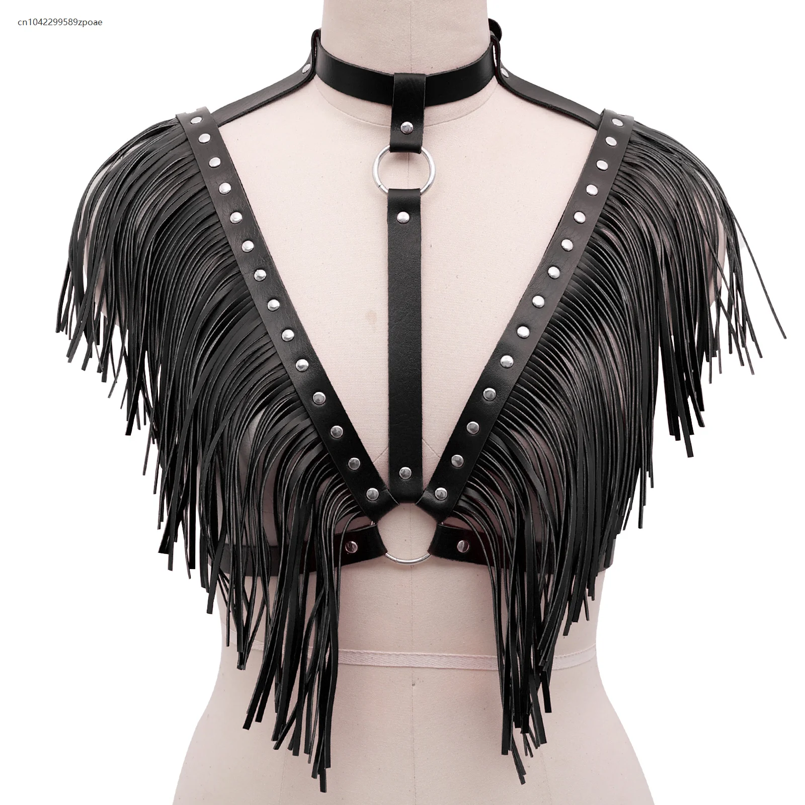 

Fashion Sexy Suspenders Corset Waist Leather Tassel Belt Gothic Harajuku Style Bondage Waist Chain Cosplay Accessories Props New