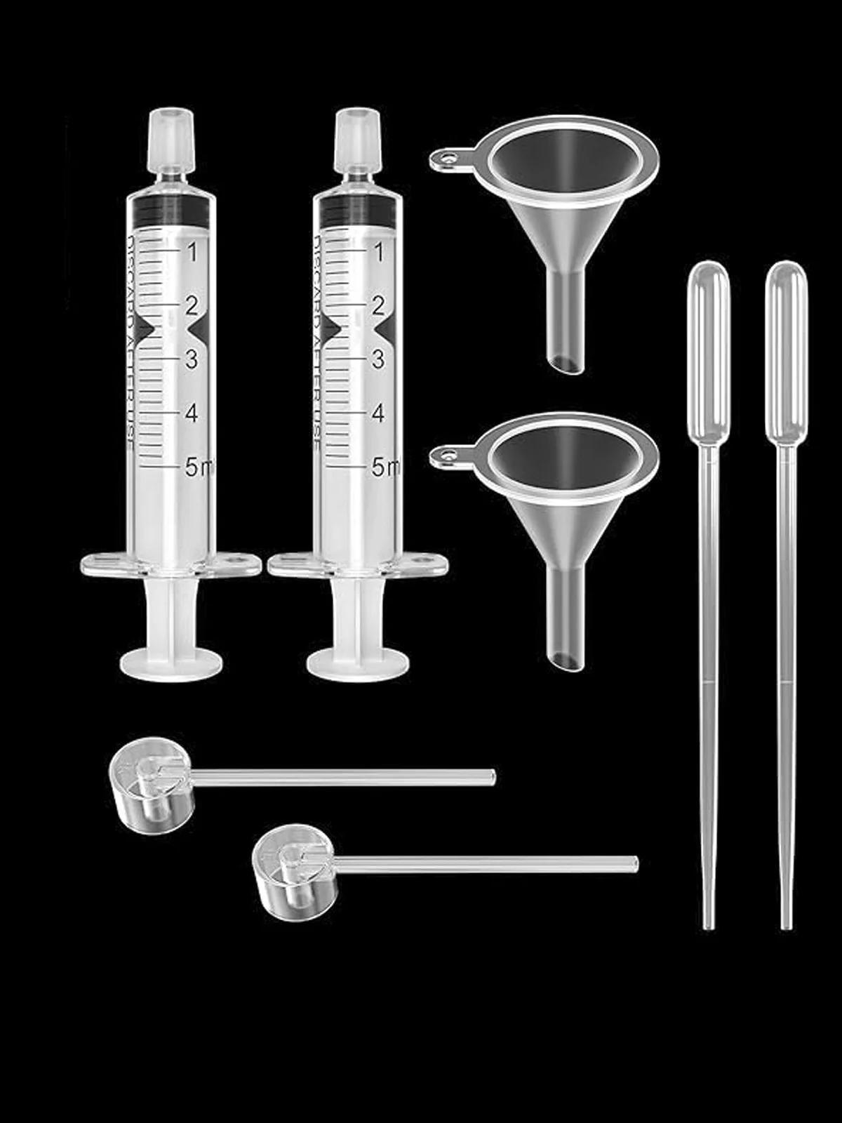4/8Pcs Perfume Refill Tool Kit Plastic Perfume Syringe Extractor for Liquid Cologne Fragrance Sample Essential Oils Dispenser
