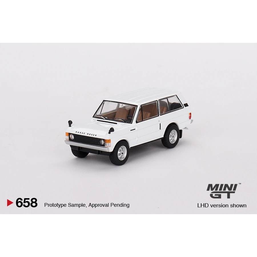 

In Stock MINI GT 1:64 #658 Range Rover White Alloy Car Model