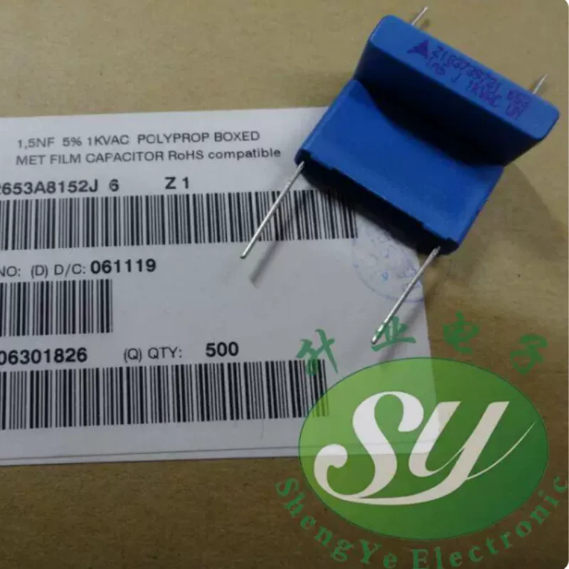 10pcs-100pcs EPCOS 0.0015uf/1000vAC DC 2KV 1.5nf 1500pf 152 B32653A8152J