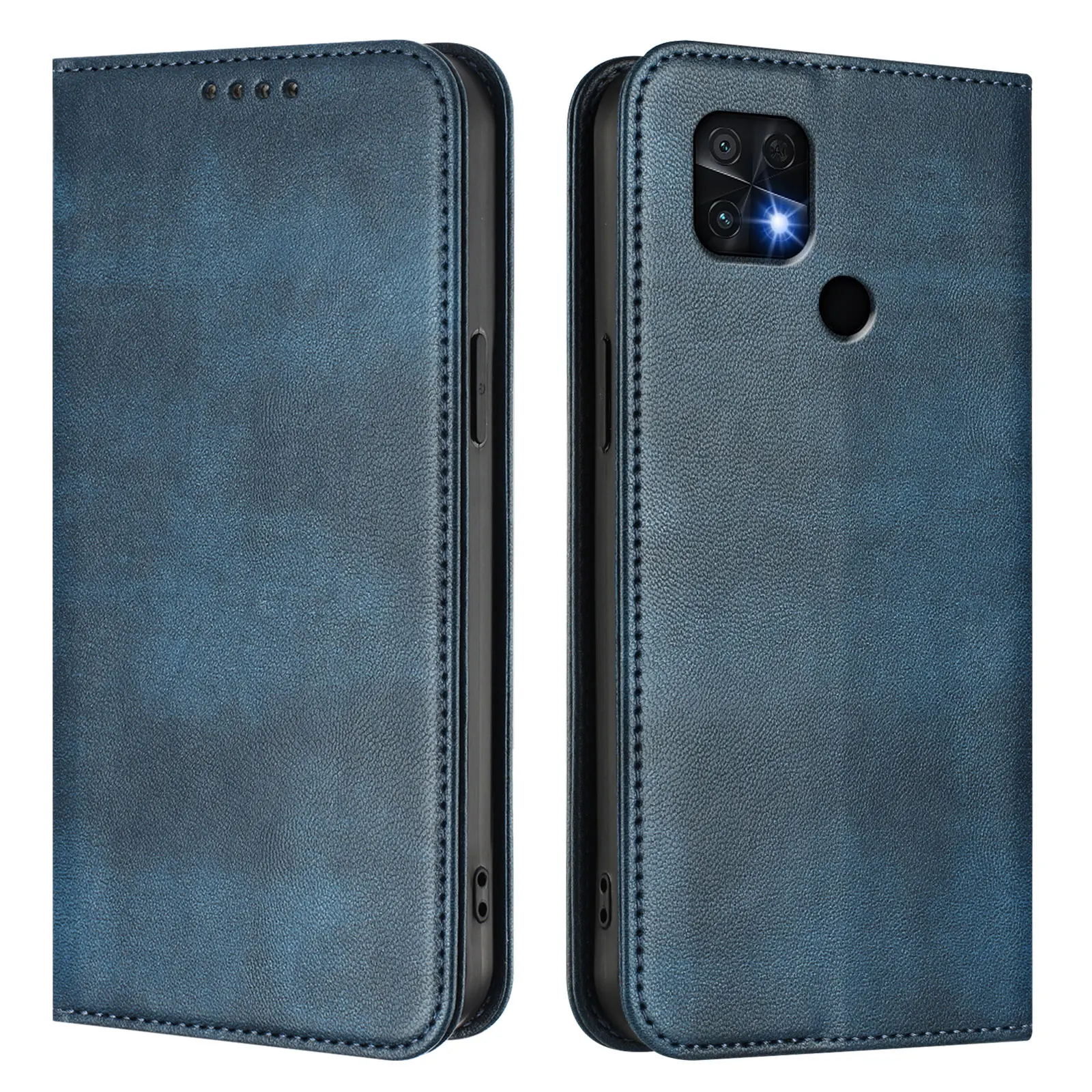 Funda Tipo Cartera con Tapa para Xiaomi POCO C85 C71 C65 C61 C55 C51 C50 C40, Fundas Protectoras Magnéticas de Cuero para Teléfono