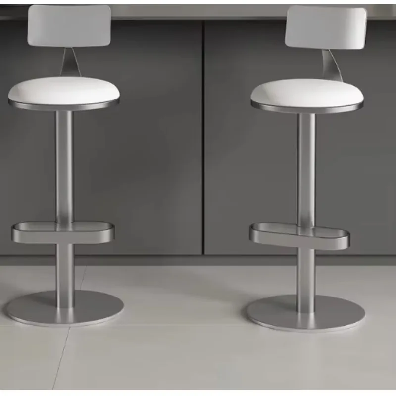Sedia da Bar Creativa con Poggiapiedi Alto per Caffetterie e Negozi di Tè al Latte