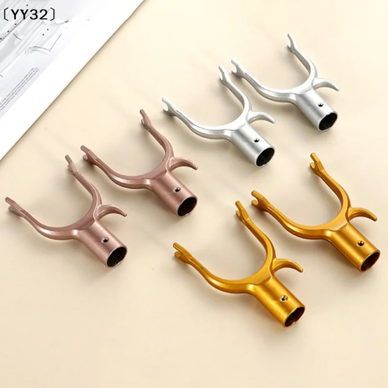 1pc Aluminium Alloy 3 Colors Clothes Rack Durable Home Accessories Laundry Hanging Fork Clothes Airing Fork Support〔YY32〕