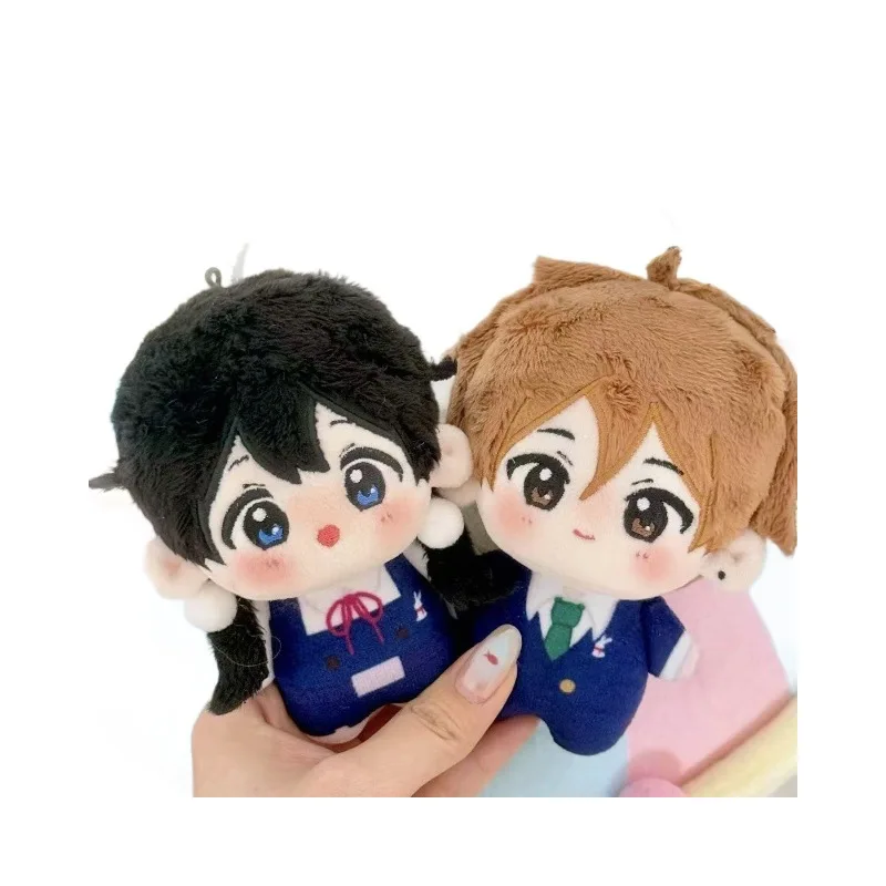 Anime Tamako Market 10cm Printed Cotton Doll Kitashirakawa Tamako & Daifuku Mochizou Keychain Pendant Gift