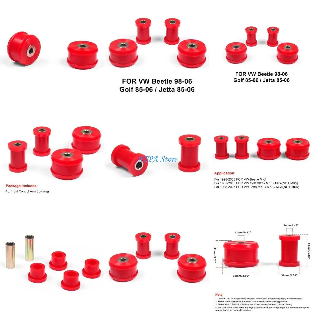 

U13C Front Rear Control Arm Trailing Bush For Golf MK2 MK4 Part No: 22-202 2 Pair