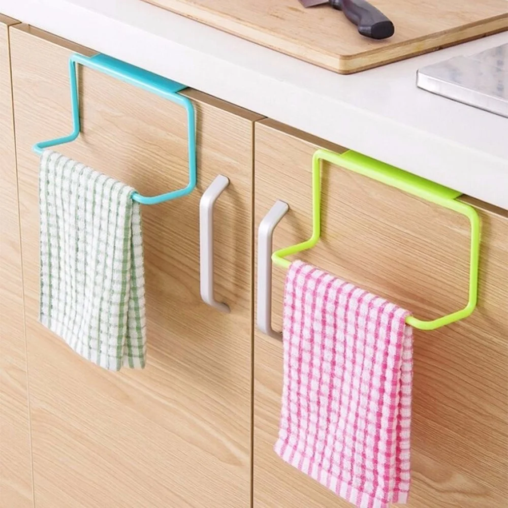 2 Door Holders Towel Organizer Cloth For Kitchen