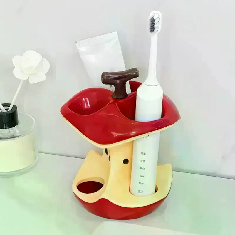 

Пластиковая подставка для зубных щеток на 3 отверстия (1/3 шт.), держатель для электрических зубных щеток, простая в использовании подставка для кистей для макияжа