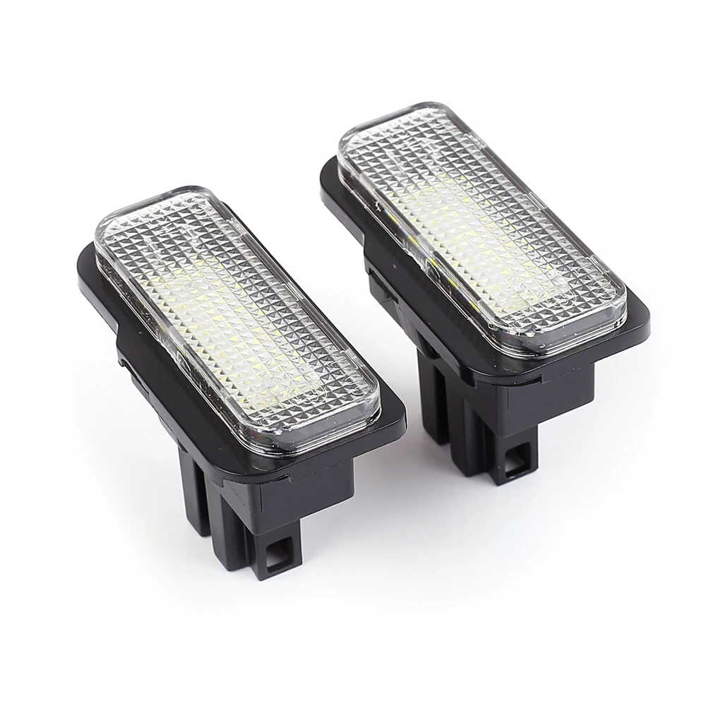 Car LED License Plate Light Lamp Error Free Suit For Mercedes Benz C-Class E-Class SLK CLS W203 5D W211 W219 R171