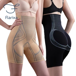 Flarixa Seamless High Waist Shaping Panties Women's Shorts Hip Lift Body Shaper Slimming Underwear Safety Pants Boxer Briefs