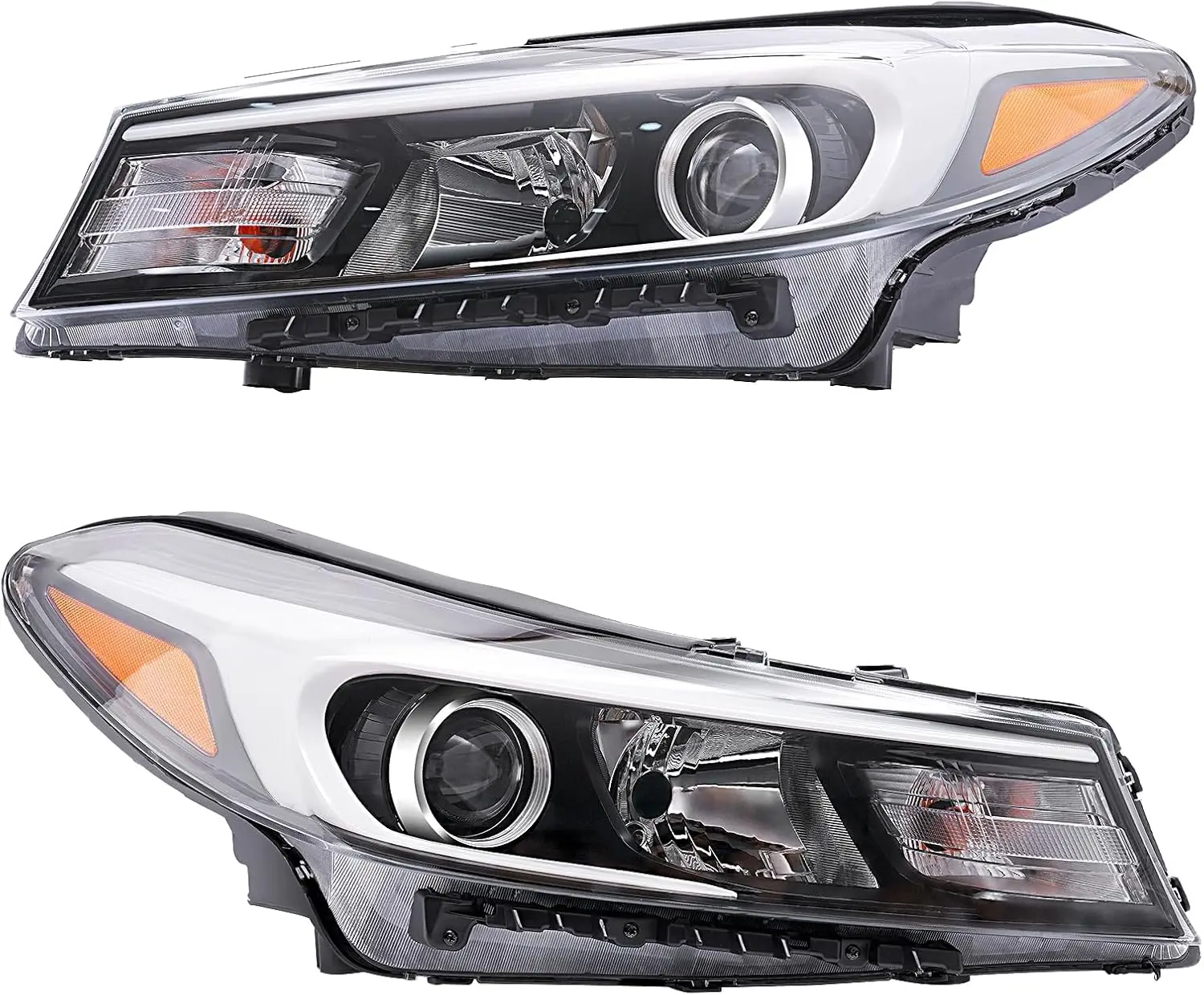 

Передняя галогенная фара с левой и правой стороны для Kia Forte 2017, 2018, проектор для водителя и пассажира, прямая замена головки