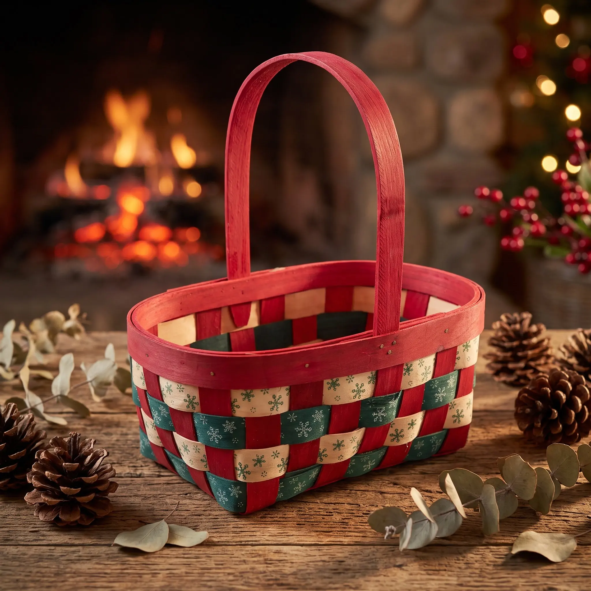 クリスマスバスケット プレゼントバスケット ギフトホルダー - Snacks Food Gift Baskets のレビューと価格
