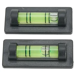 2/5PCS Liquid Level Indicator Mini Bubble Spirit Level For Photo Frame Desk Daily Leveling Magnet Available