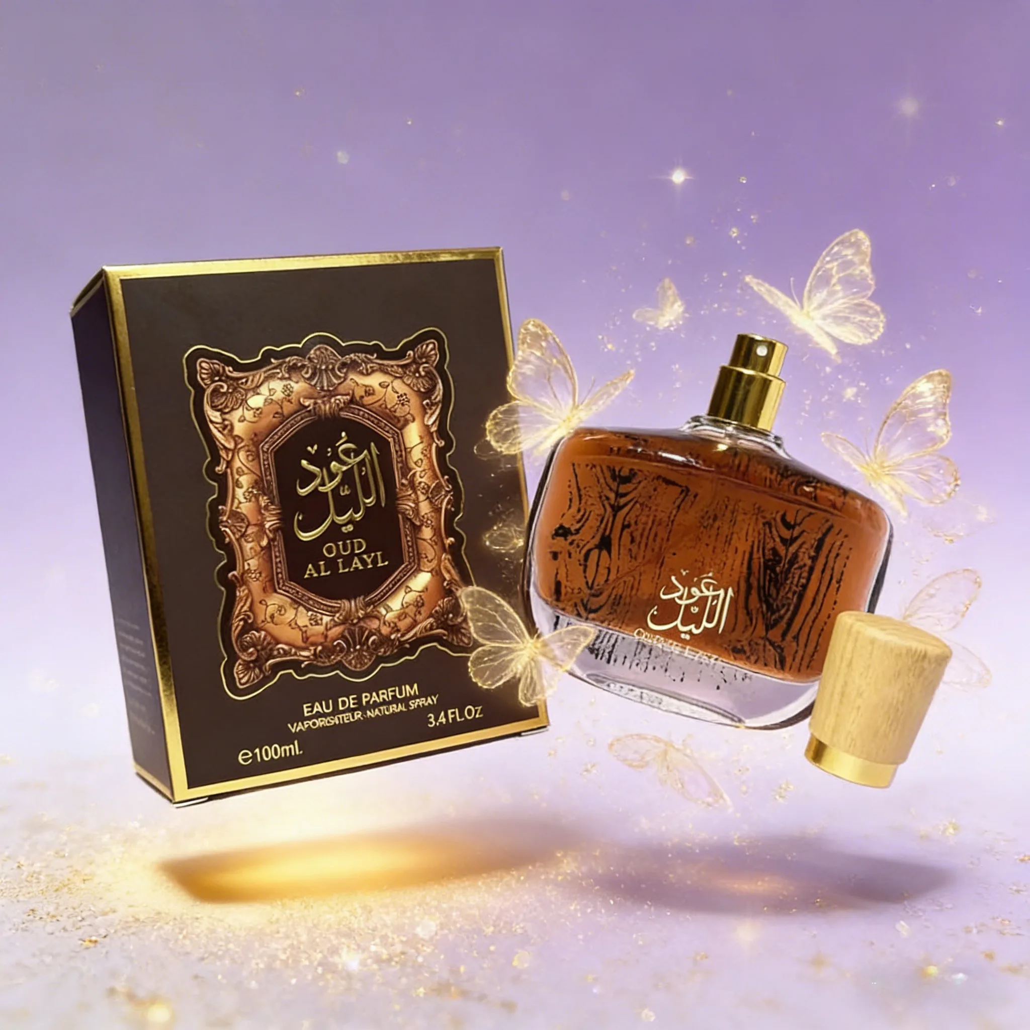 100ml Unisex Arabian Parfum Oud Al Layl Long Lasting Fragrance