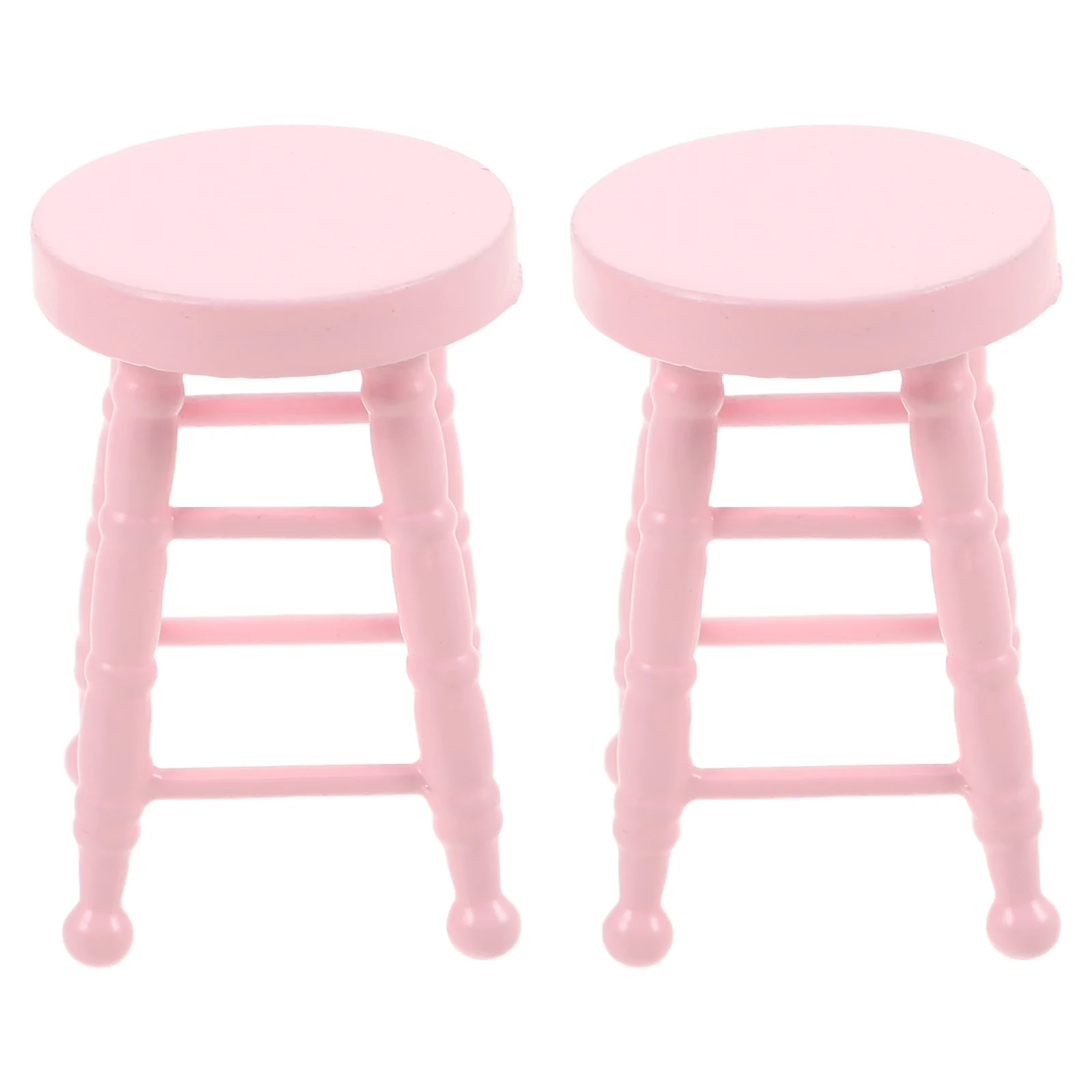 Cadeira de madeira mini móveis sólidos casa cadeiras em miniatura para artesanato fezes de casa de bonecas