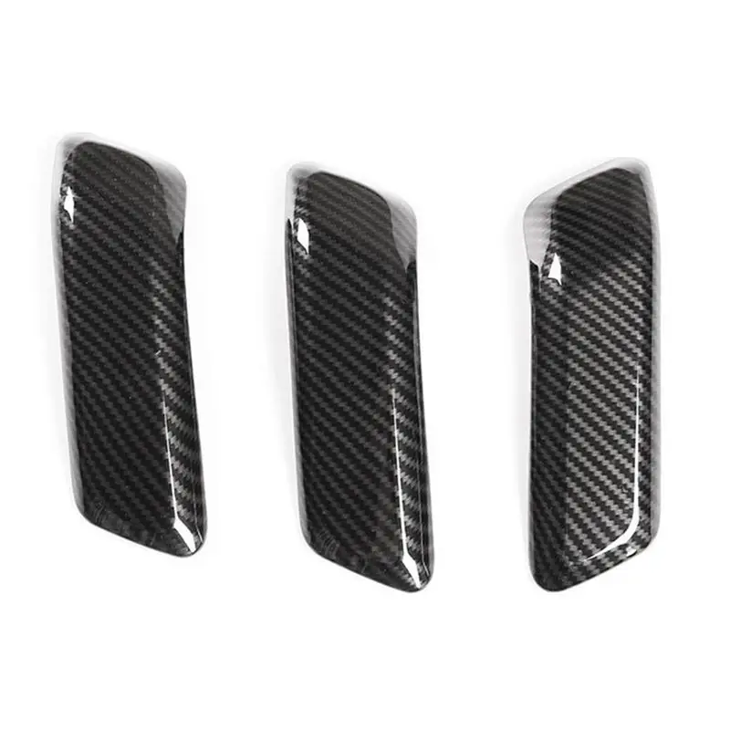 

3Pcs Car Inner Door Handle Cover Trim Sticker For Land Rover Defender 110 2020-2023 Interior Pull High-Version-T61C