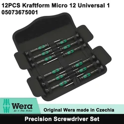 WERA 12 PCS Kraftform Universal  Precision Screwdriver Set Phone Watch Camera Repair Screwdrivers Kit 05073675001