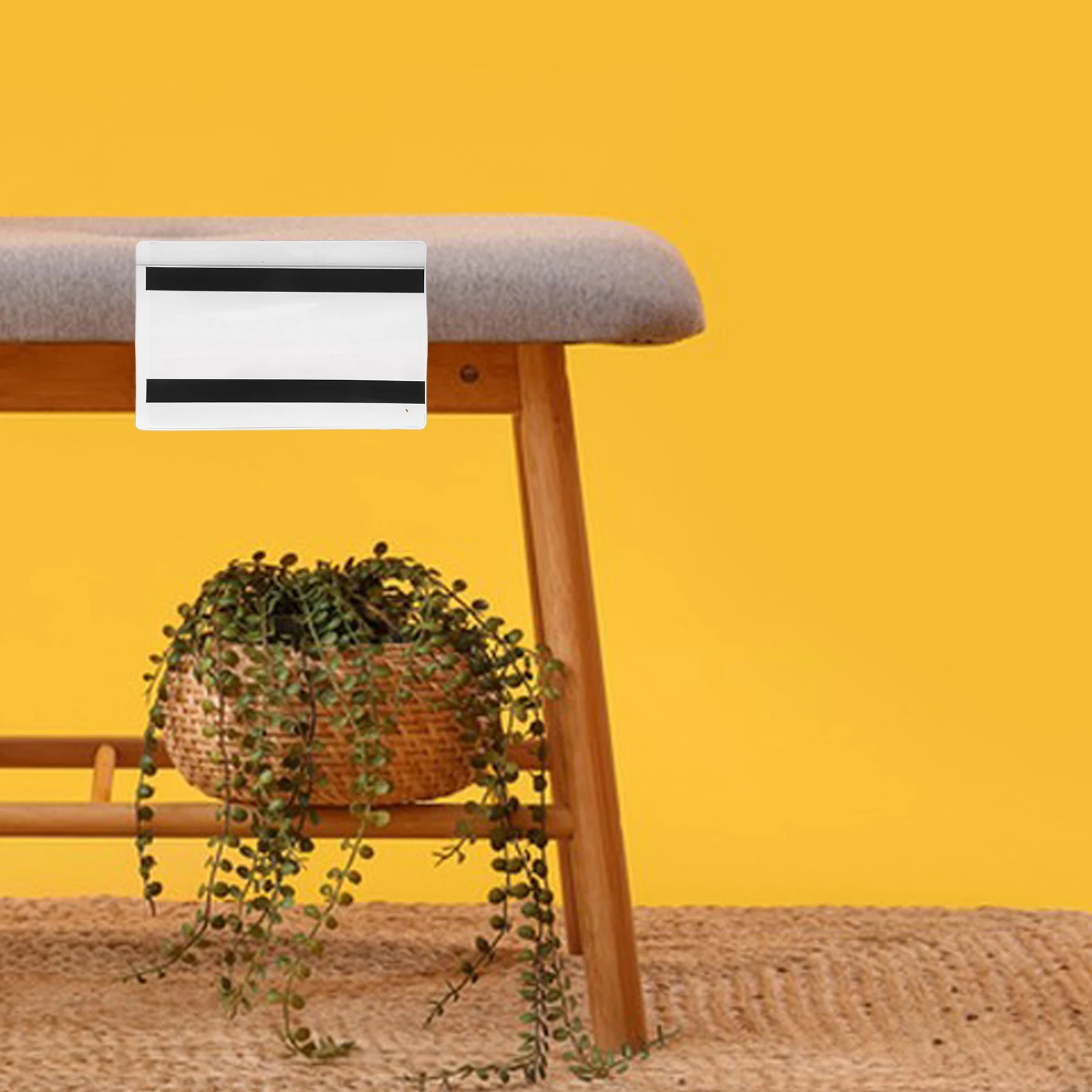 10pcs Tag Label Bag Transparent Magnetic Holders for File Cabinets Clear Pouch Sleeve Cover Store Sign Price Labels Document