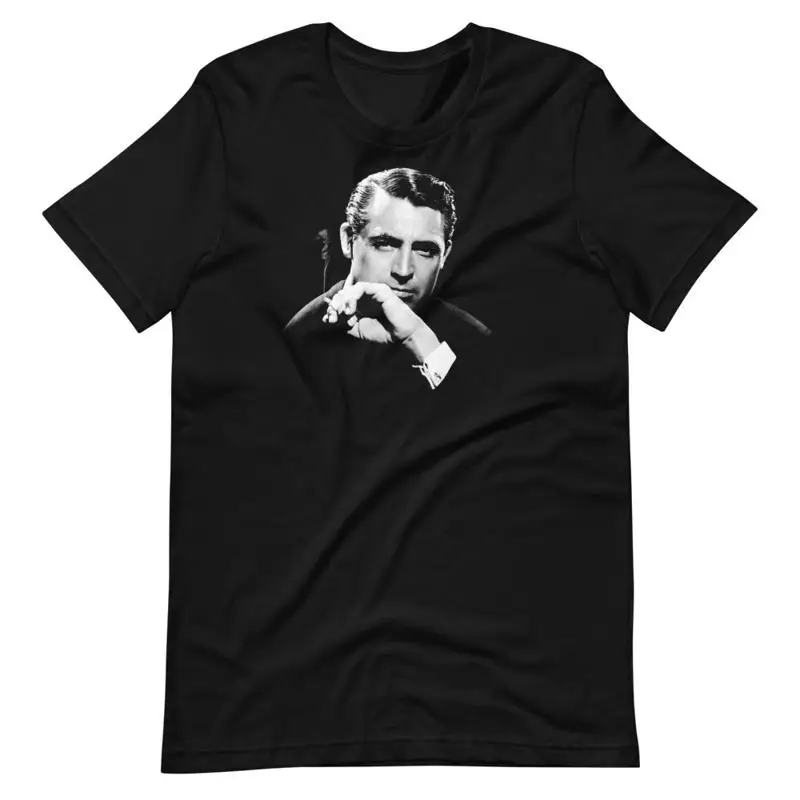 Camiseta con ilustraciones de retrato de Cary Grant