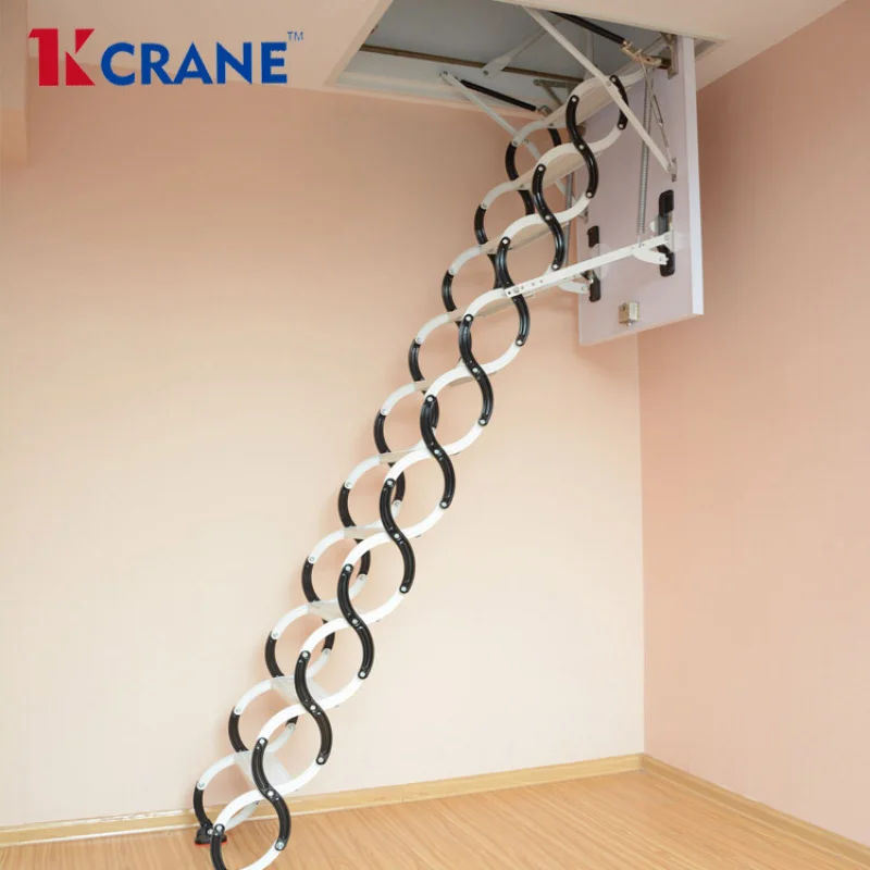 10 0.Zhang.Custom.telescopic stairs loft, folding, lifting, rotating, domestic indoor extension duplex