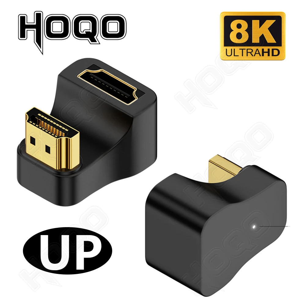 u shape hdmi male to female 180 degree adapter angled mini hdmi male to hdmi female adapter Extension 8K 60Hz 4K UHD Converter