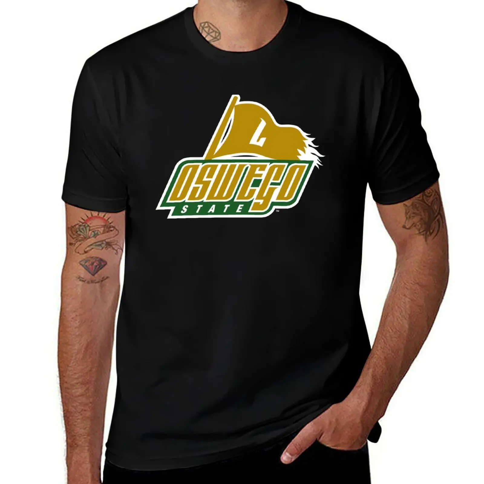 SUNY Oswego lakers T-Shirt oversized graphic tee anime stuff vintage anime shirt mens t shirts pack