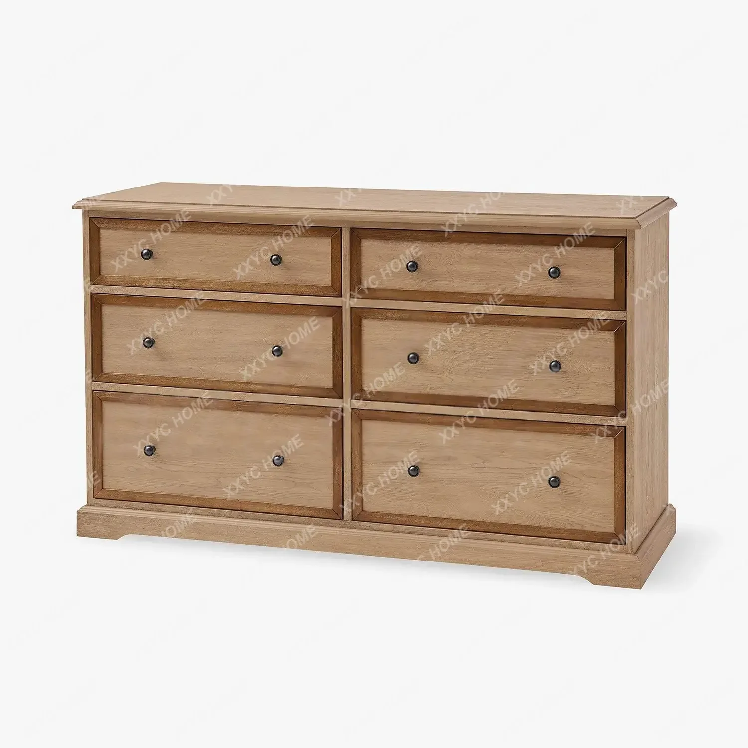 

retro solid wood chest, living room wall locker, bedroom storage chest