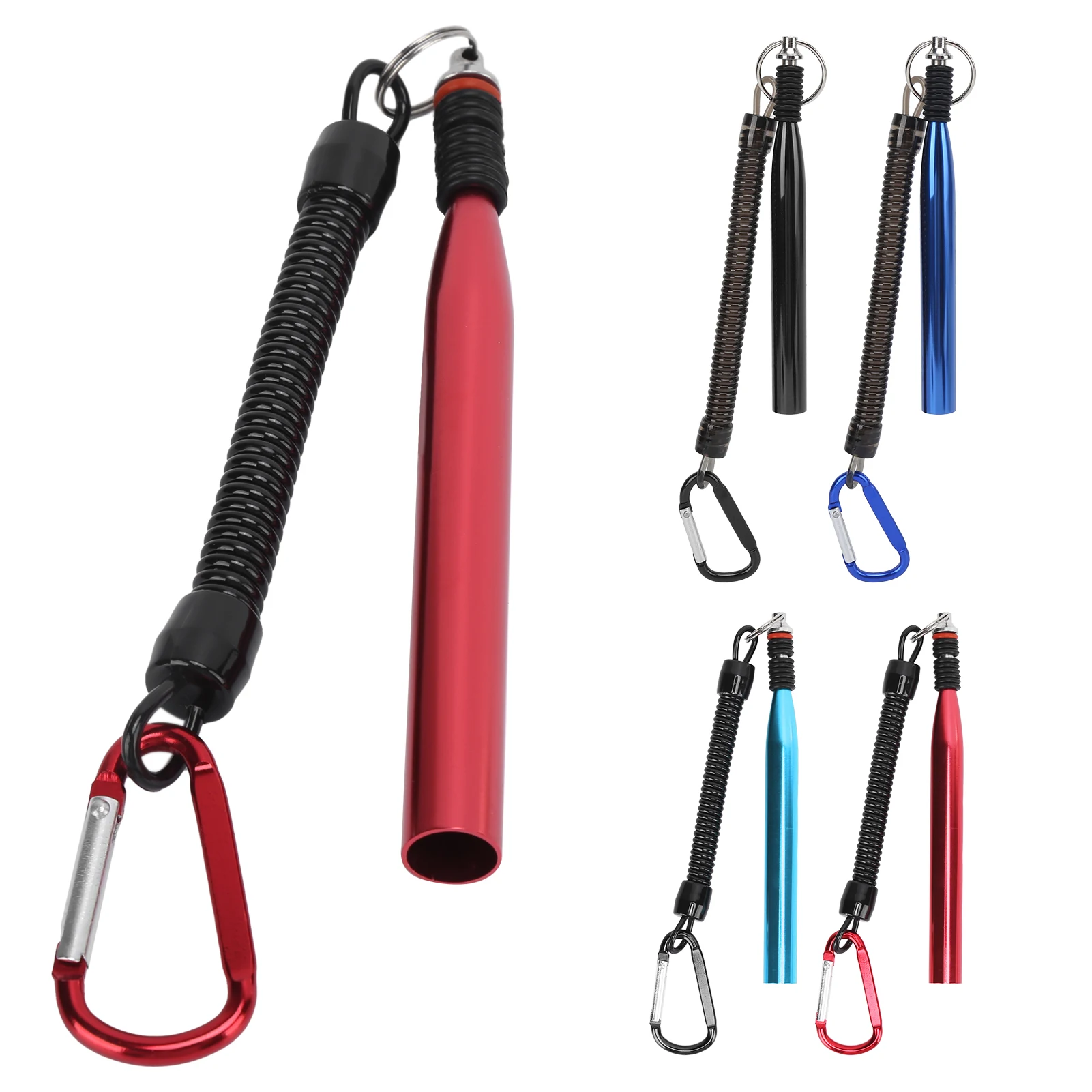 Akcesoria wędkarskie ze stopu aluminium do miękkich przynęt, narzędzie do zestawów wacky worm z 100 O-ringami, narzędzie do miękkich przynęt, narzędzie do miękkich przynęt do wędkowania.