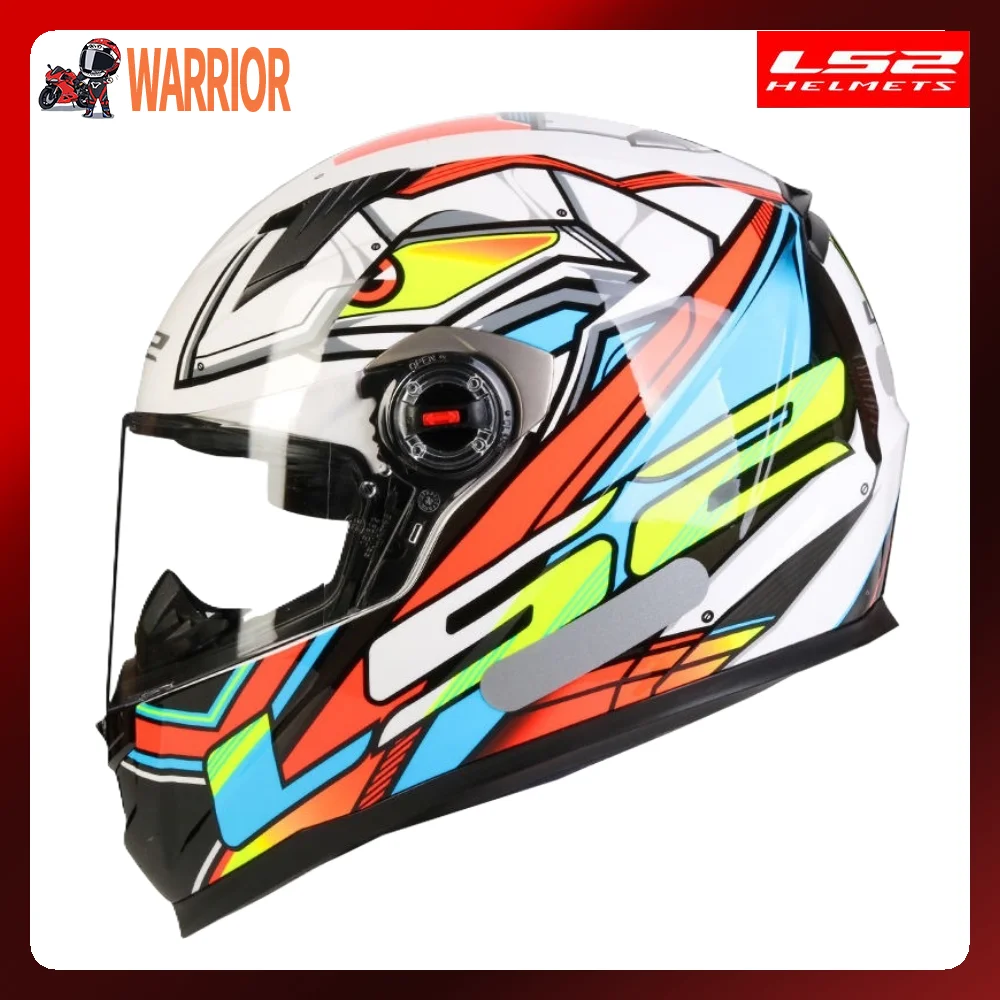 Original LS2 FF358 Motorcycle Helmet Full Face Men Women Motocross Helmet High-strength ABS Casque Capacetes LS2 Casco Moto