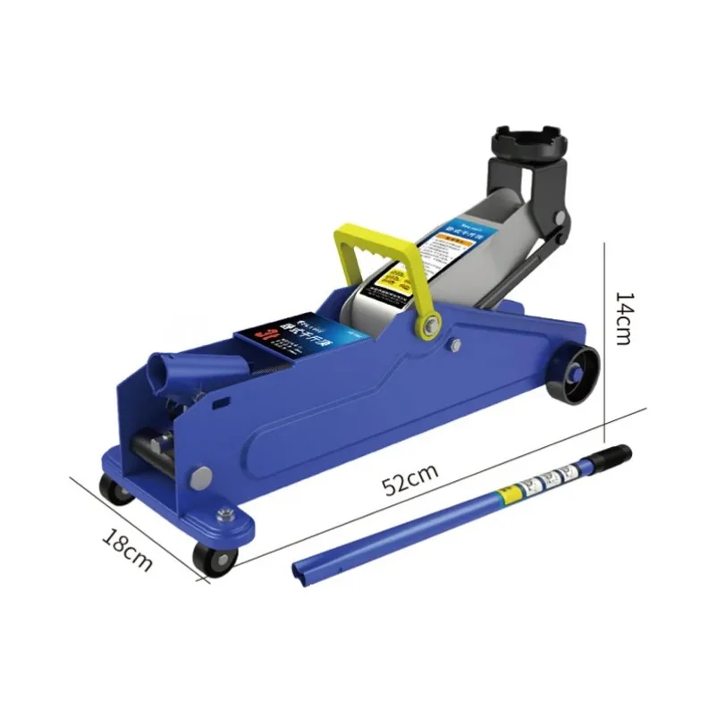 Super Heavy Lifting Type Horizontal Jack SUV Tire Change Tool Car Sedan Hydraulic Repair 3 Tons Oil Pressure Fast Lifting