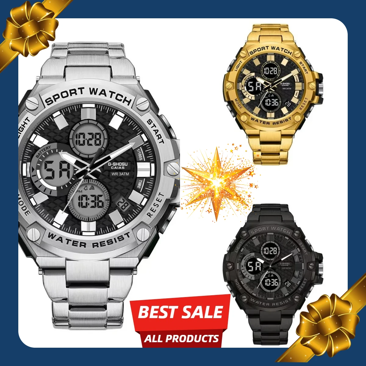 Многофункциональные электронные спортивные часы, ваш идеальный спортивный партнер. Доступны в нескольких цветах для вас подходит как вам нравится.