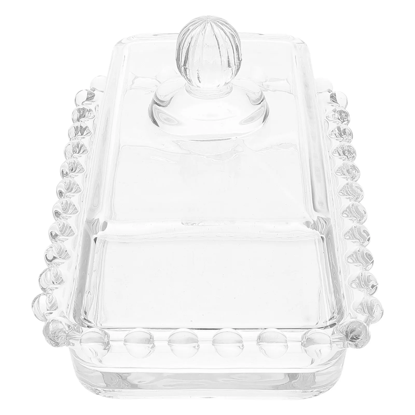 

Preservation Holder Glass Butter Box with Lid Keeps Food Fresh Long Term Reusable Design Cream Cheese Container