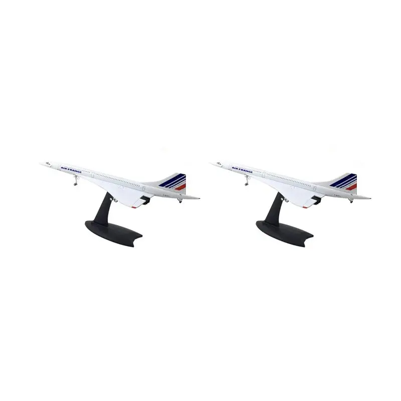 ABXE-2X 1/200 Concorde Supersonic Passenger Aircraft Air France Airways Model For Static Display Collection