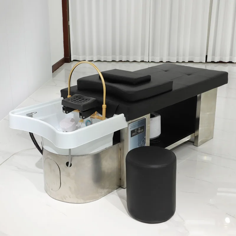 Simple Smart Water Circulation Hair Therapy Fumigation Shampoo Bed Beauty Ear Picking SPA Massage Barber