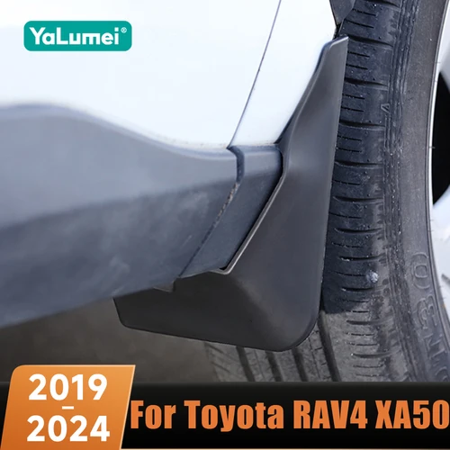 4 Uds guardabarros delanteros y traseros para coche guardabarros protectores contra salpicaduras para Toyota RAV4 XA50 2019 2020 2021 2022 2023 2024 híbrido