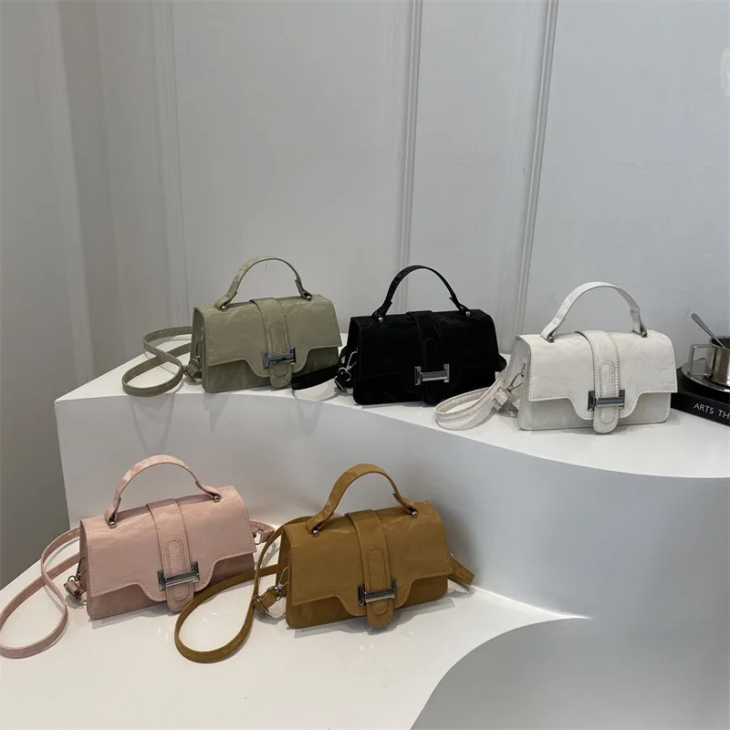 2024 New Casual Fashion Solid Color Single Shoulder Handheld Crossbody Bag For Women