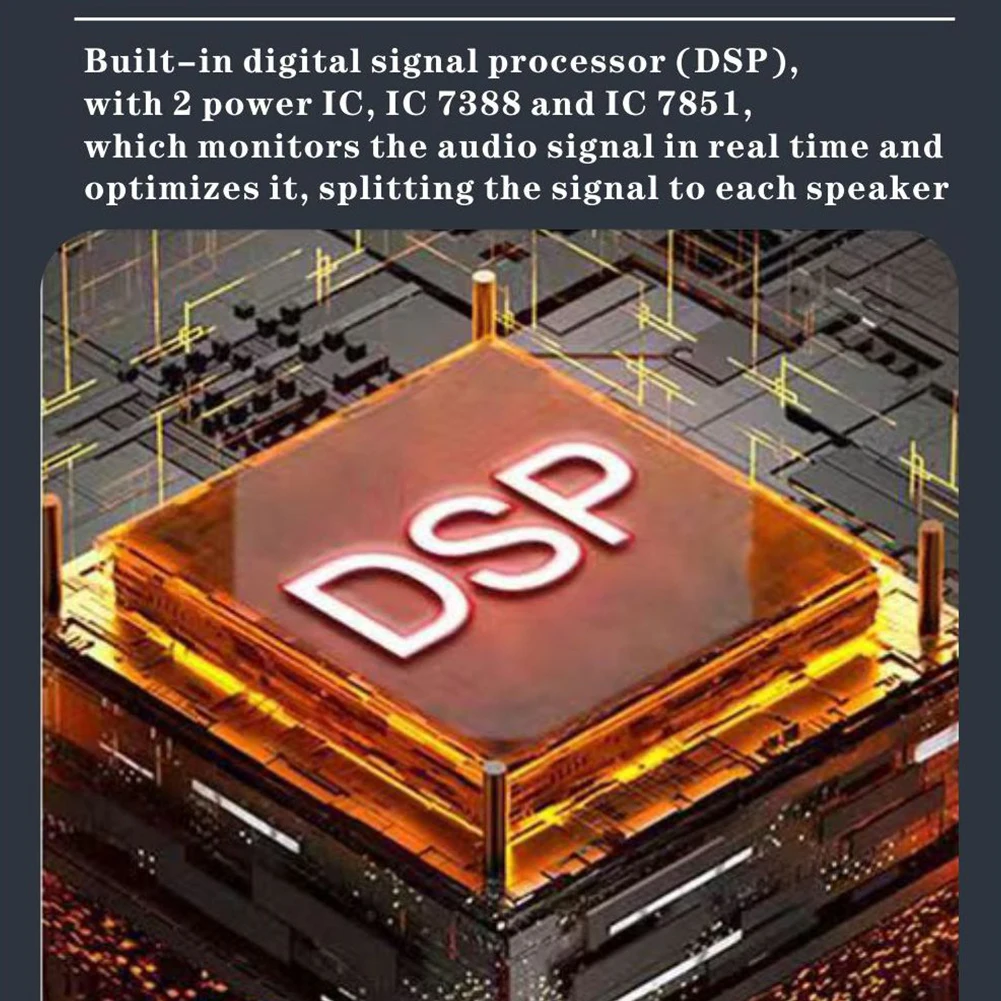 

Audio Digital Sound Processor Support APP Control DSP Car Equalizer Navigation Sound Quality Enhancement Effect Car Accessories