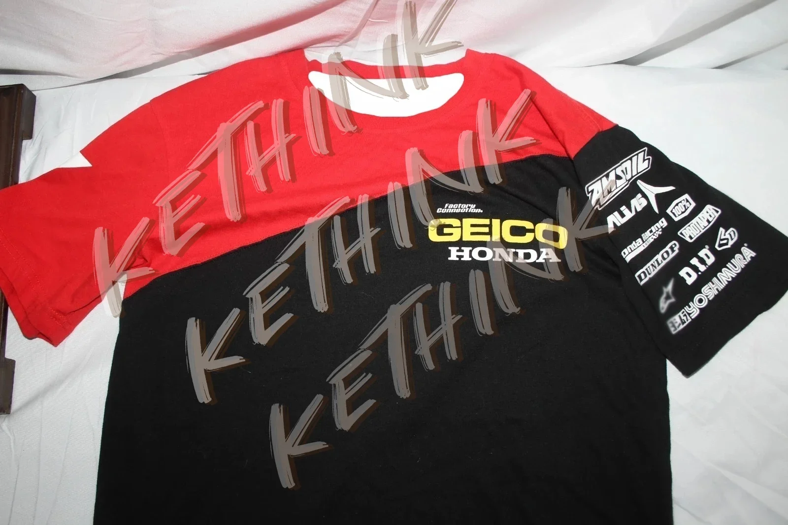 

Honda 100 Speedlab Men’s S Shirt Red Black MX Motocross Pit Sponsor Tee , Motorcycle Clothing Comfortable 3D Printing Pattern