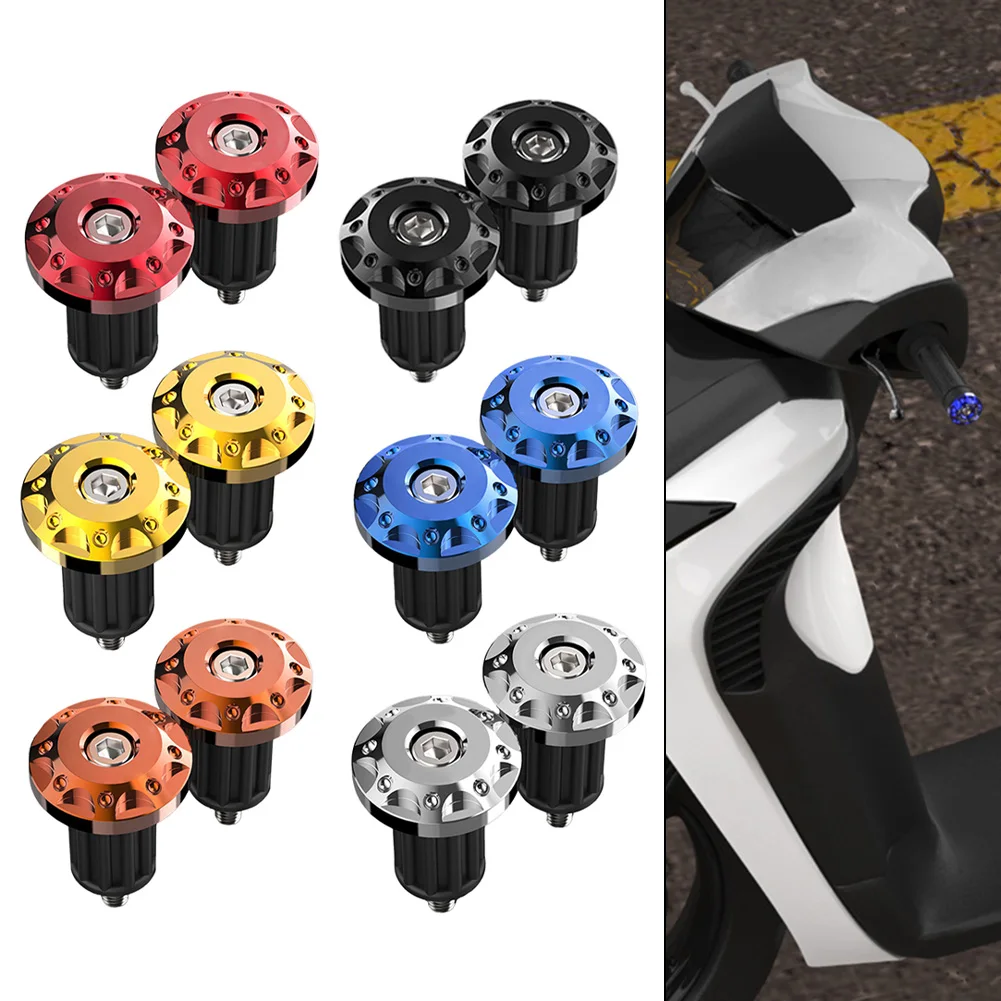Handlebar Upgrade Handlebar Grips Grip End Terminals Aluminum Alloy Material Non-deformed Structure Practical And Reliable