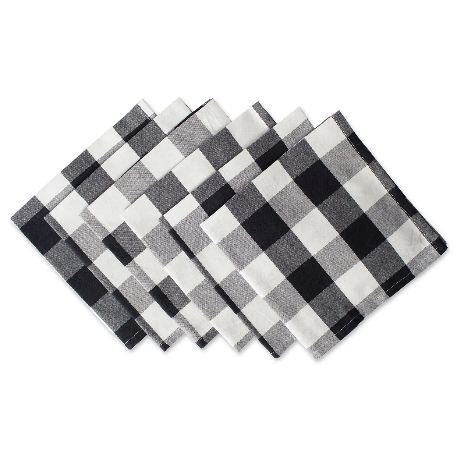 

Buffalo Check Collection Tabletop Set, Classic Farmhouse Napkin, 18x18Inch, 6 Pcs