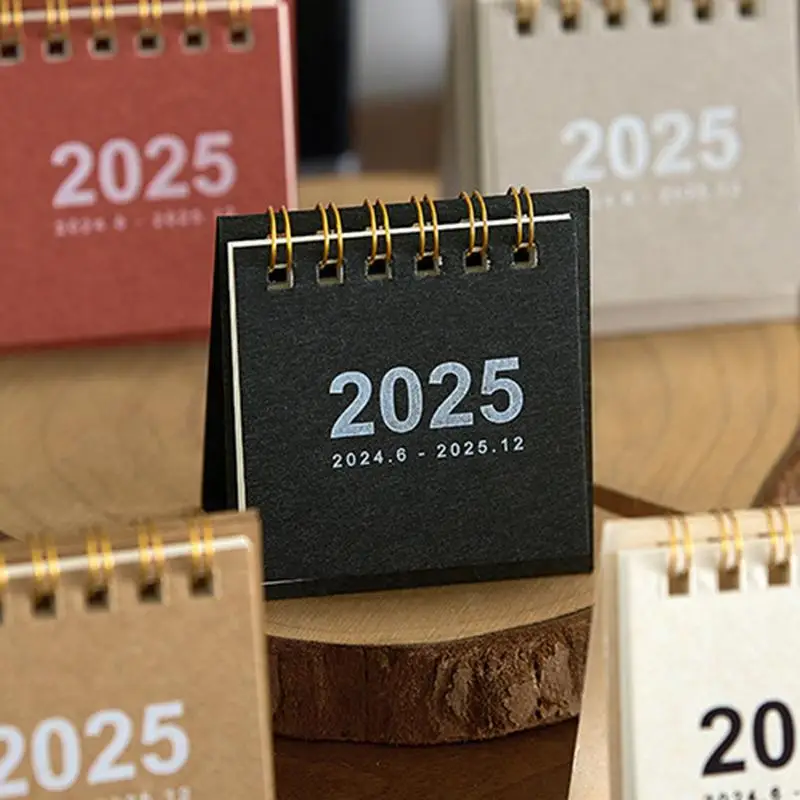 2025 Calendar Desk Cute Daily Planner Simple Monthly Time Management Weekly To-Do List Schedule Table Planner Books 2025 Pocket