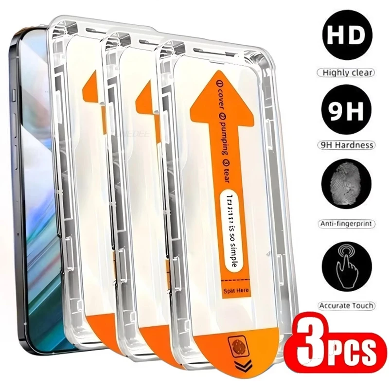 

For Xiaomi Redmi Note 14 13 12 Pro 11 10 9 12S 11S 10S 9S Mi 14 13 15 15C 14C 13C Tempered Glass Screen Protector Easy Install