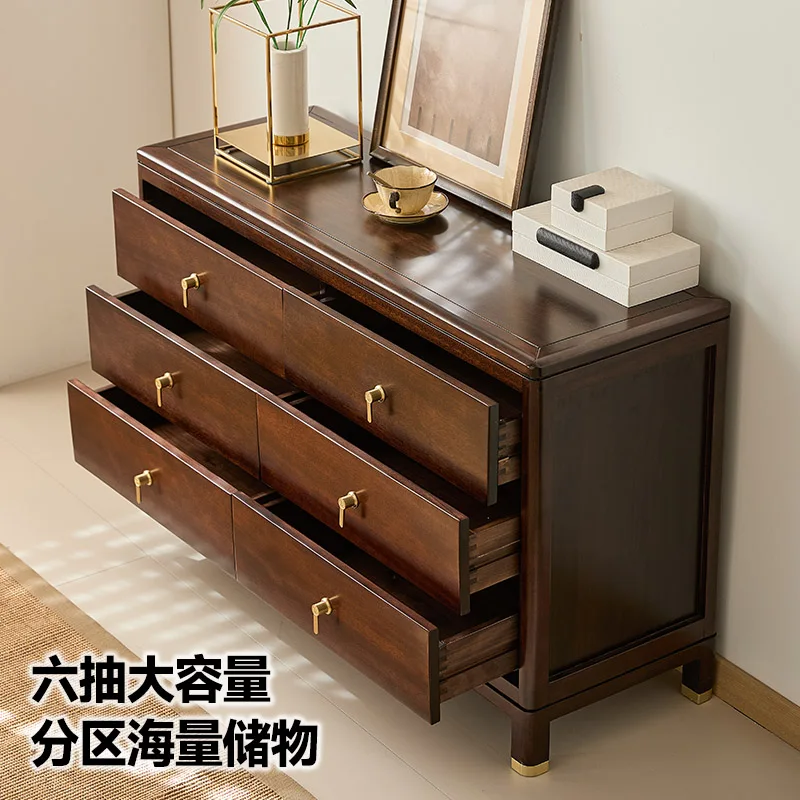 Chest of drawers solid wood chest of drawers living room wall storage cabinet vertical cabinet home bedroom storage cabinet