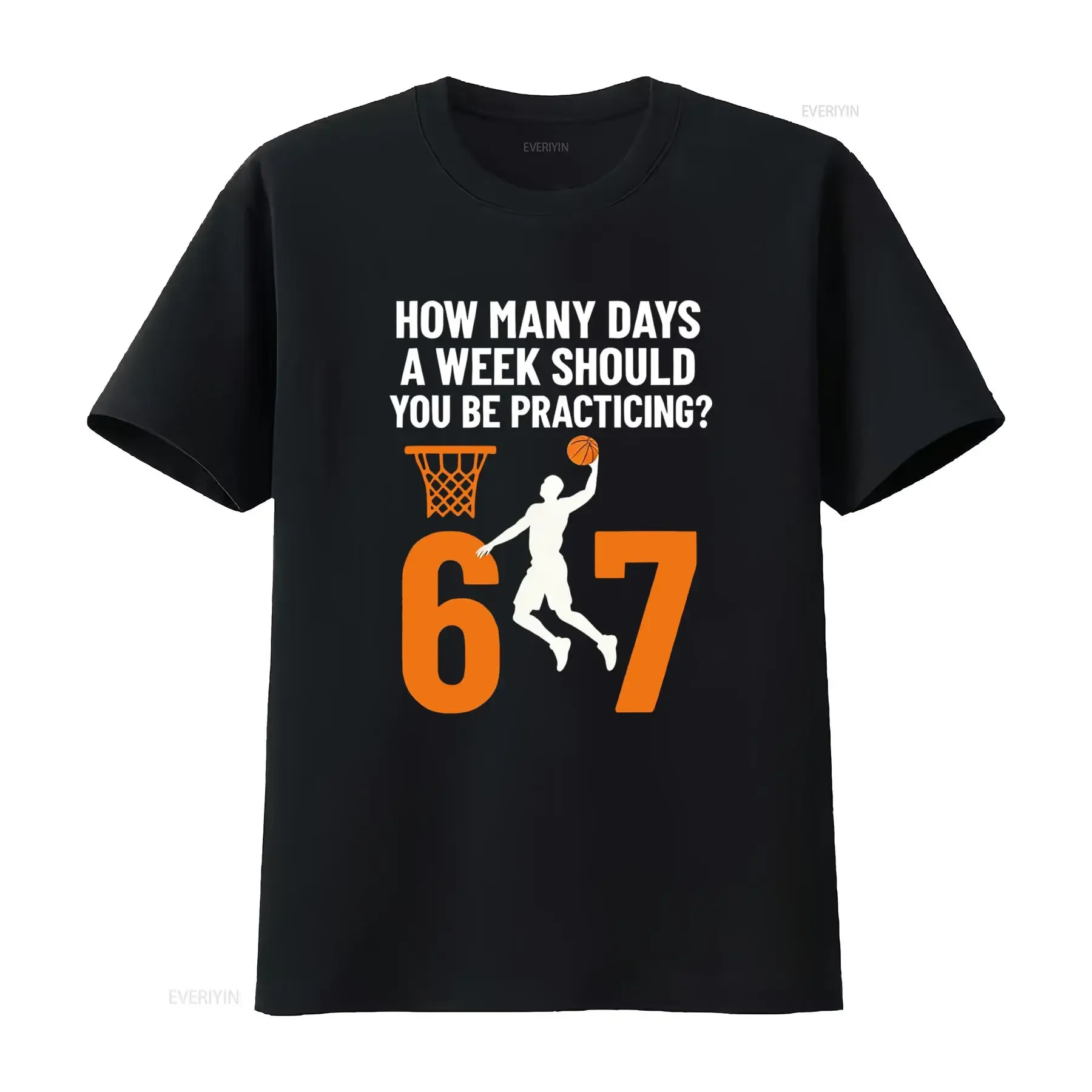 Quanti Giorni Divertente 67 Meme Maglietta da Basket Allenamento Regalo Vintage Hoops T Shirt Grafica vintage Washed fashion
