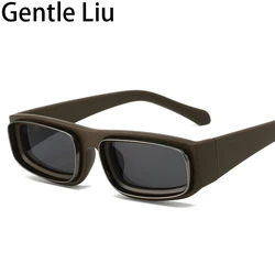 Kleine rechteckige Punk Sonnenbrille Männer Luxusmarke Design Vintage niedrige quadratische Sonnenbrille für männliche Retro Brillen Sonnenbrillen uv400