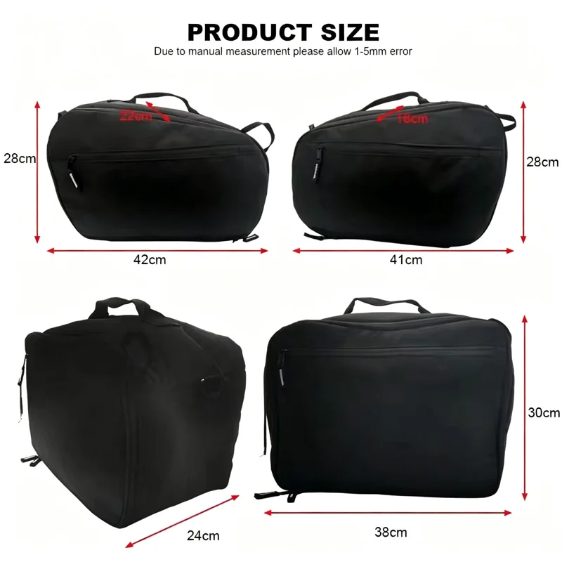 Motorcycle Luggage Case Liner Bags For Harley Pan America 1250 RA1250 S 2021-up Sport Top Case Liner Bag Side Case Liners Bags